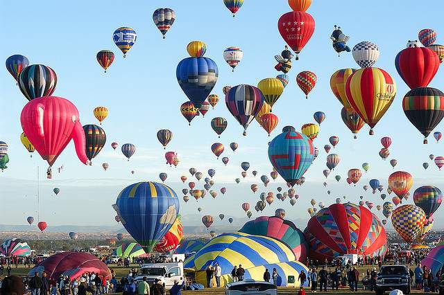 Enjoy The Hot Air Balloon Fiesta Camping in Albuquerque