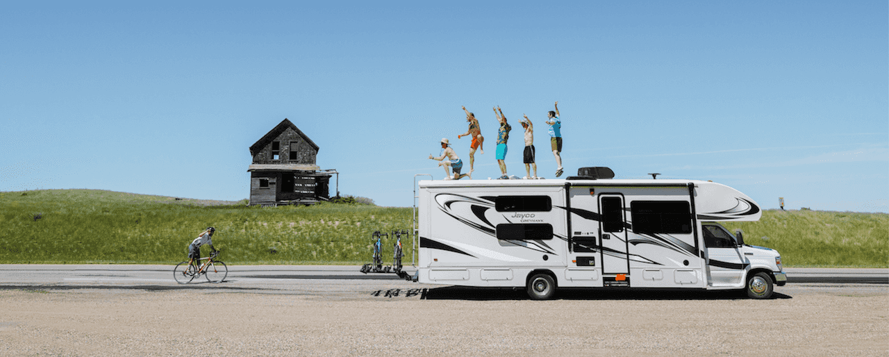 Photographer Taylor Burk Cycled Across Canada With An Outdoorsy RV