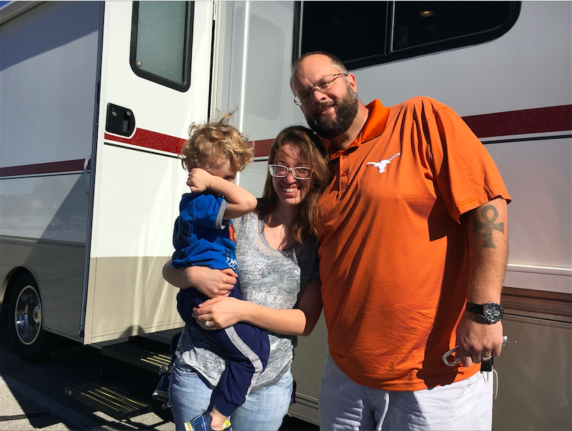 family who rented our RV on Outdoorsy