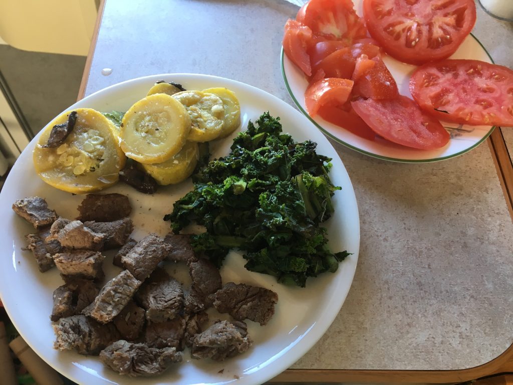 Protein and veggies make for healthy cooking