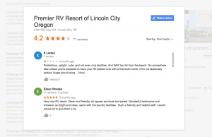 read reviews to help you start researching a campground before you book 