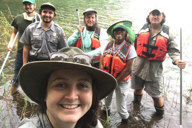 Crew at Timucuan Ecological and Historic Preserve