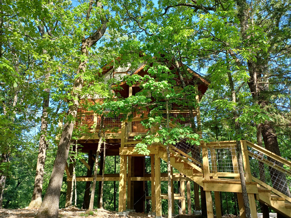 tree house rentals in arkansas