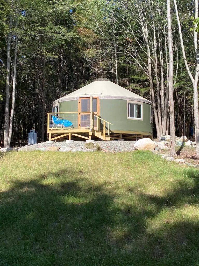 Old Acadia Ranger Yurt at Long Pond